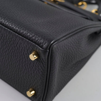 Hermes Kelly 25 Togo Noir - X Stamp