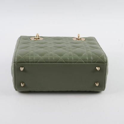 Dior Small Lady Dior Sage Green Light Gold HW