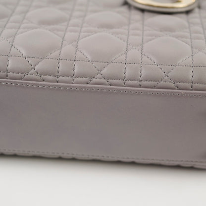 Dior Small Lady Dior ABC Grey Lambskin Light GHW