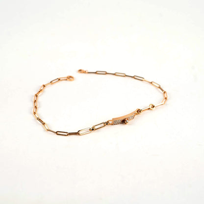 Hermes Kelly Chaine Rose Gold Diamond Choker Double/Bracelet 2025