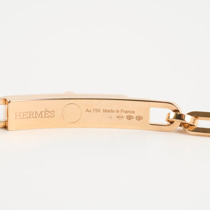 Hermes Kelly Chaine Rose Gold Diamond Choker Double/Bracelet 2025