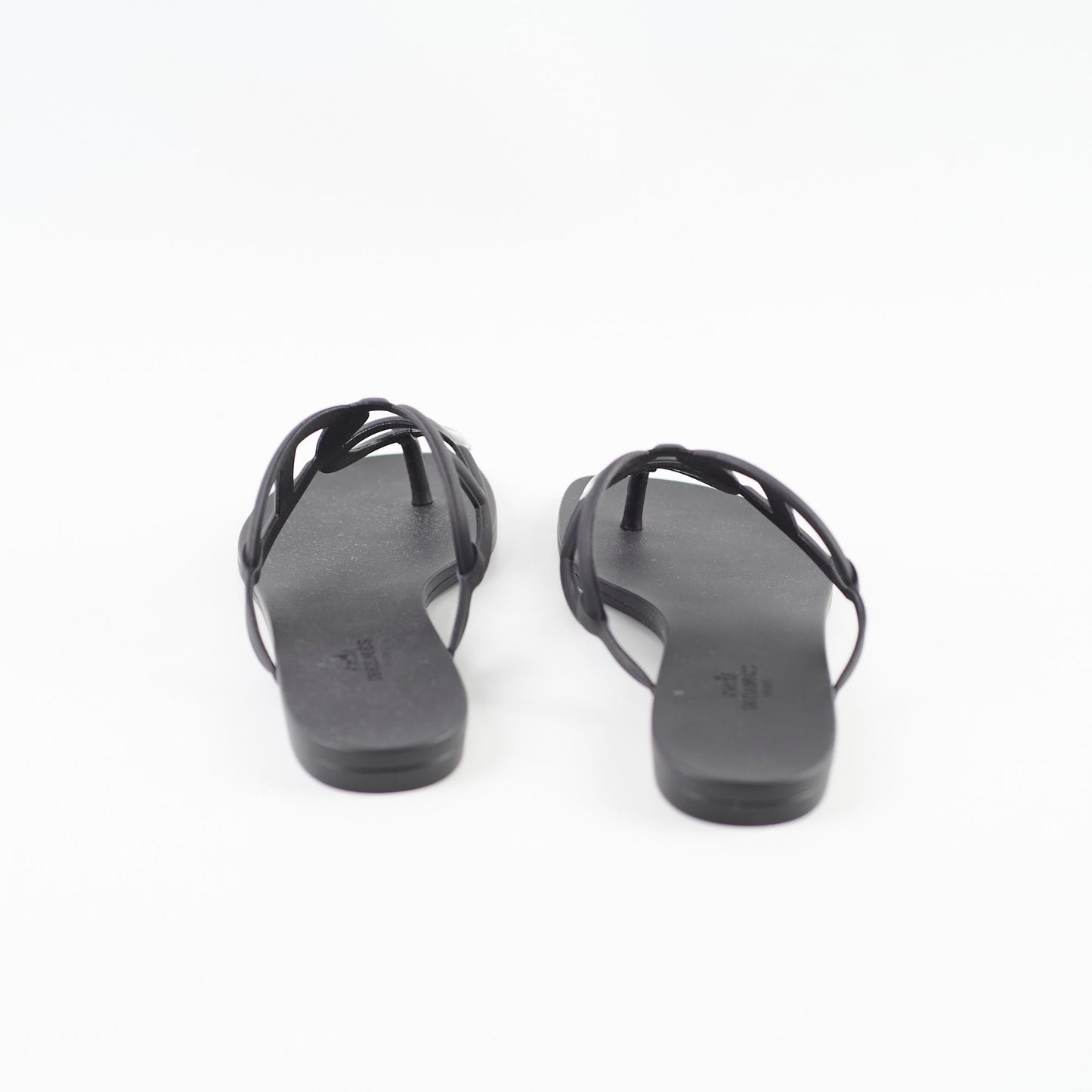 Hermes Egerie Sandals Black - Size 37
