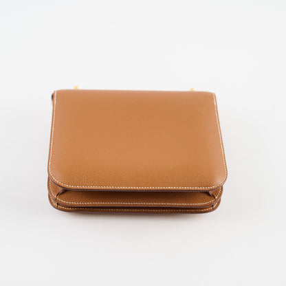 Hermes Mini Constance 18 Gold GHW U Stamp