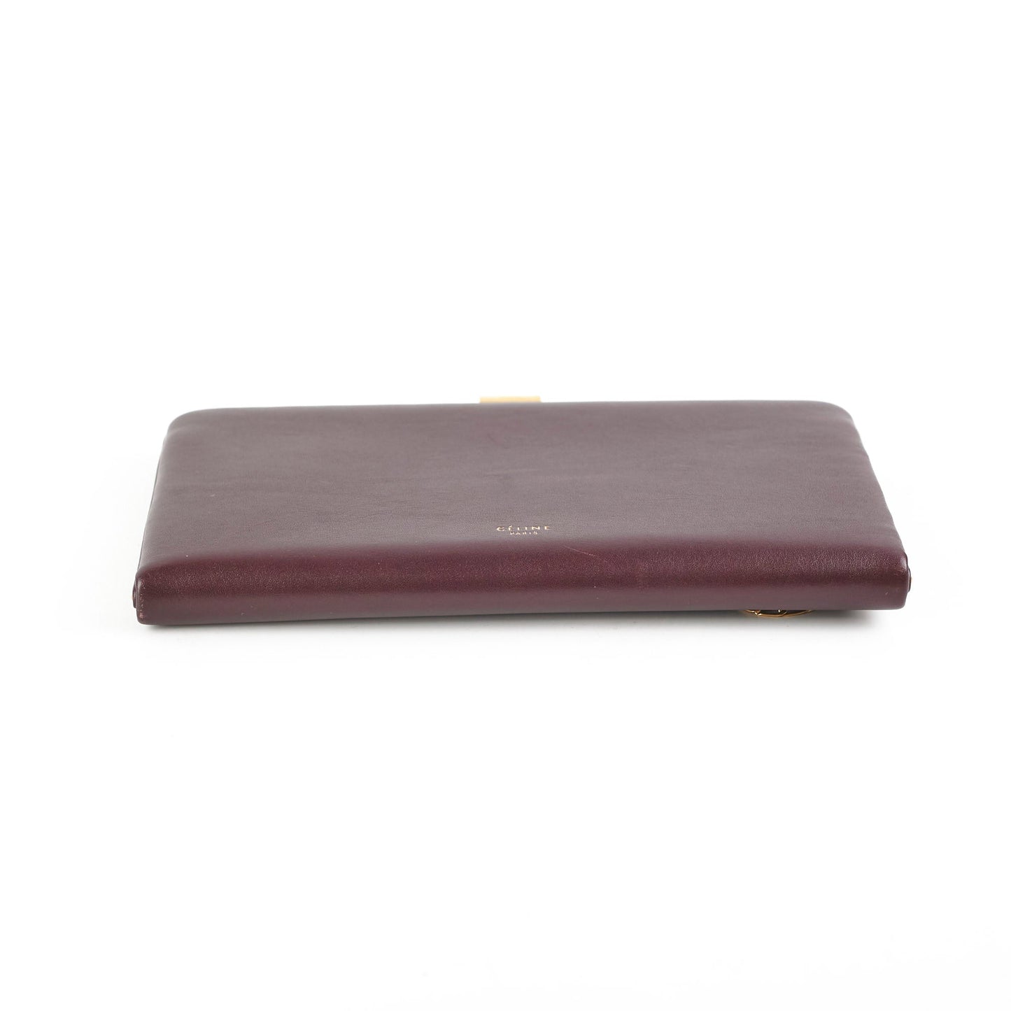 Luxury CELINE Burgundy Wallet On Chain