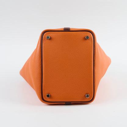 Hermes Picotin 18 Orange/Brown - Stamp G Square (2003)