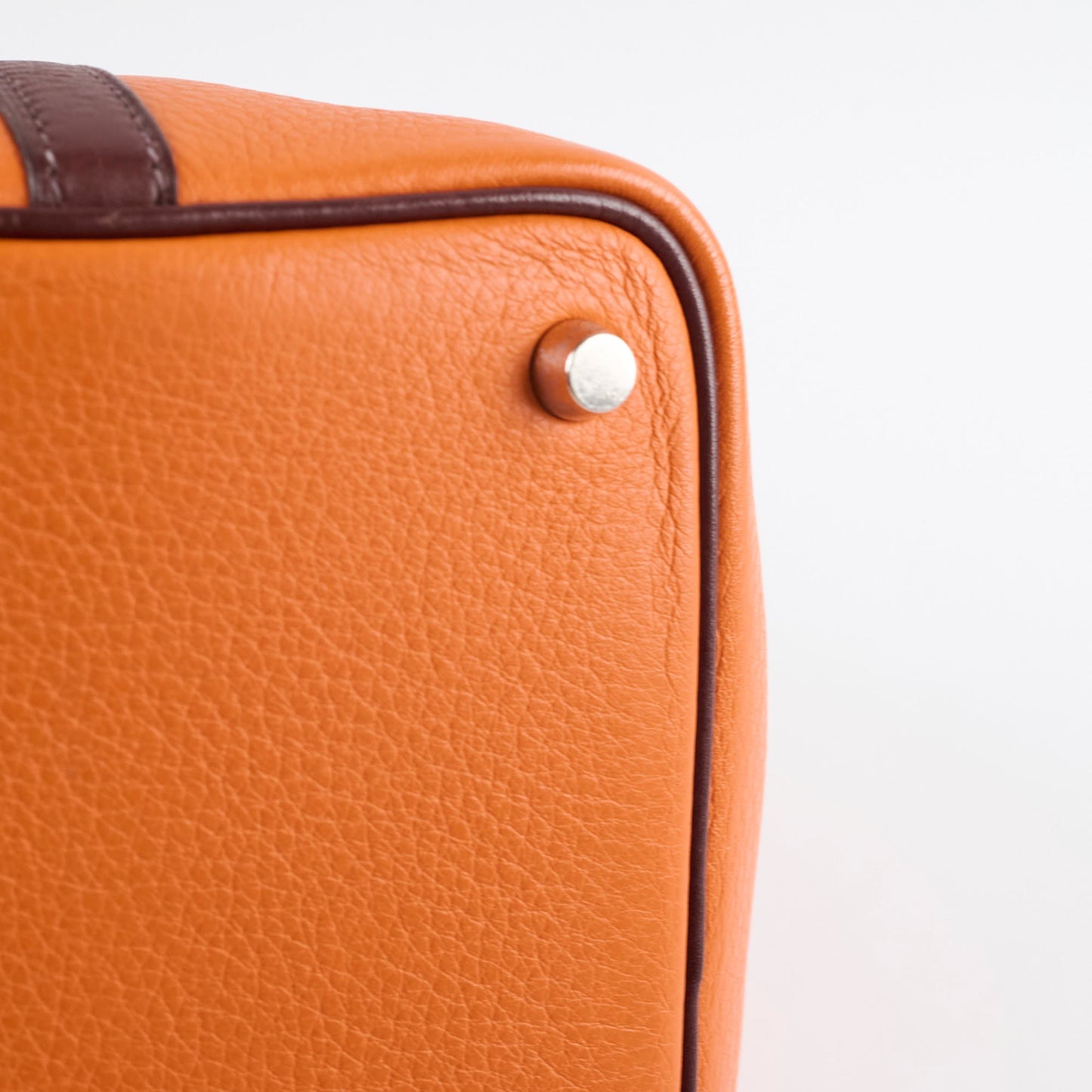 Hermes Picotin 18 Orange/Brown - Stamp G Square (2003)