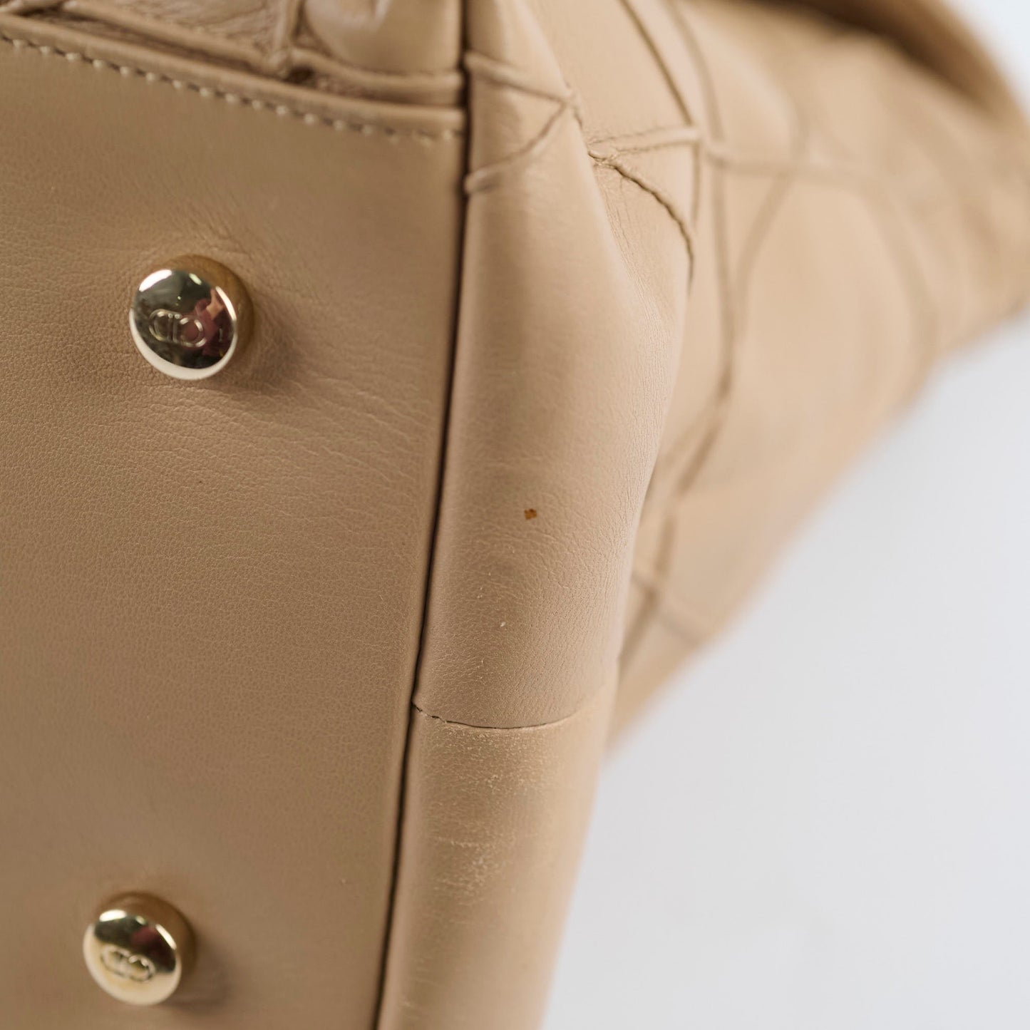 Christina Dior Granville Bag Beige