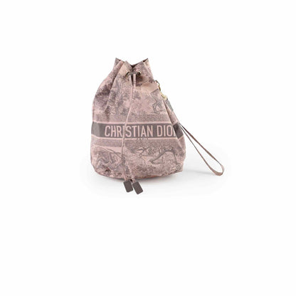 Christian Dior Travel Pouch with Wristlet Pink
