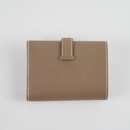 Hermes Bearn Compact Wallet Etoupe Epsom 2025