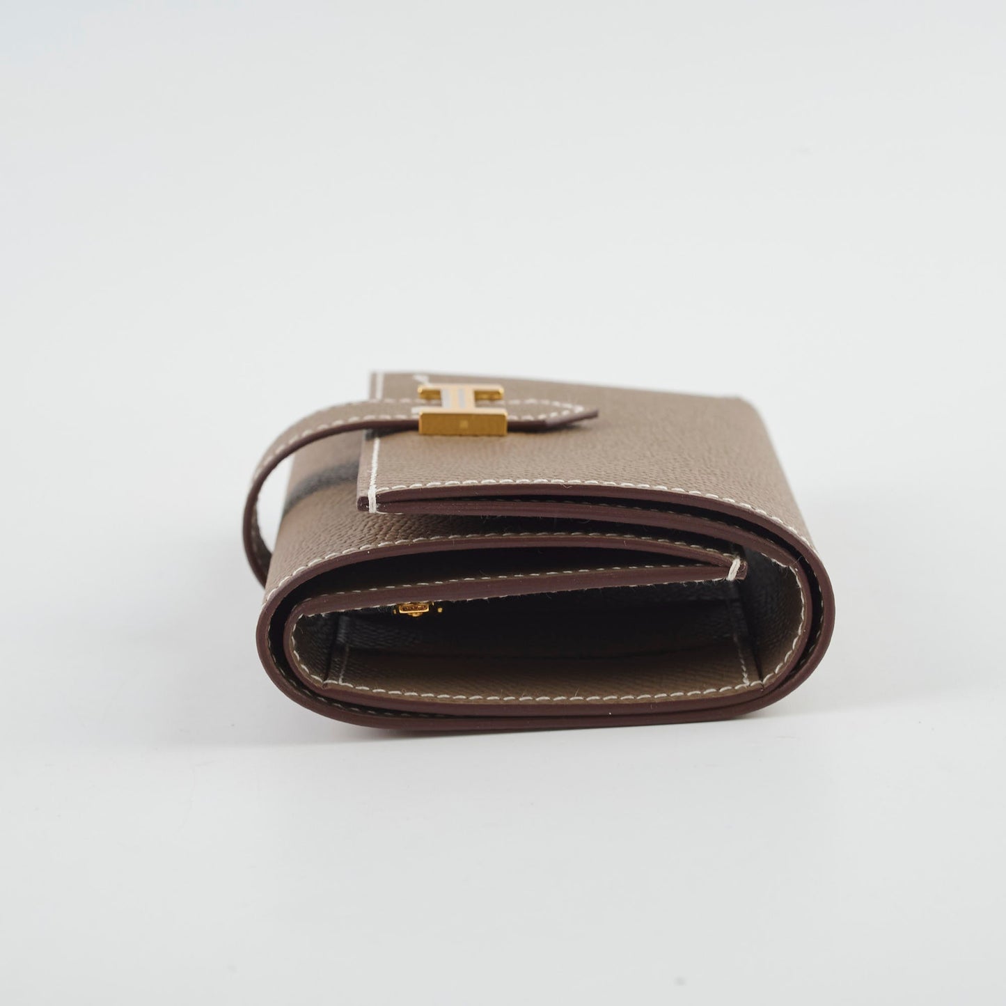 Hermes Bearn Compact Wallet Etoupe Epsom 2025