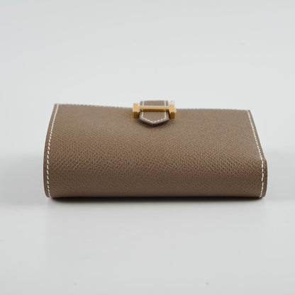 Hermes Bearn Compact Wallet Etoupe Epsom 2025