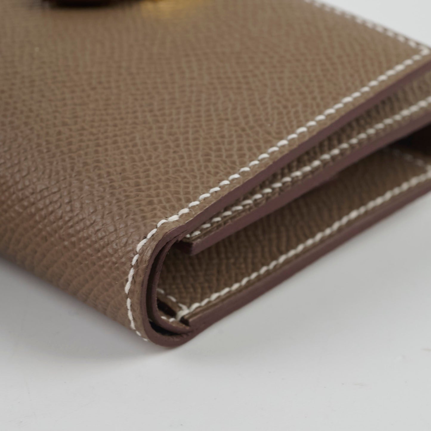 Hermes Bearn Compact Wallet Etoupe Epsom 2025