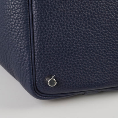 Hermes Picotin 18 Blue Nuit/France Clemence Z stamp