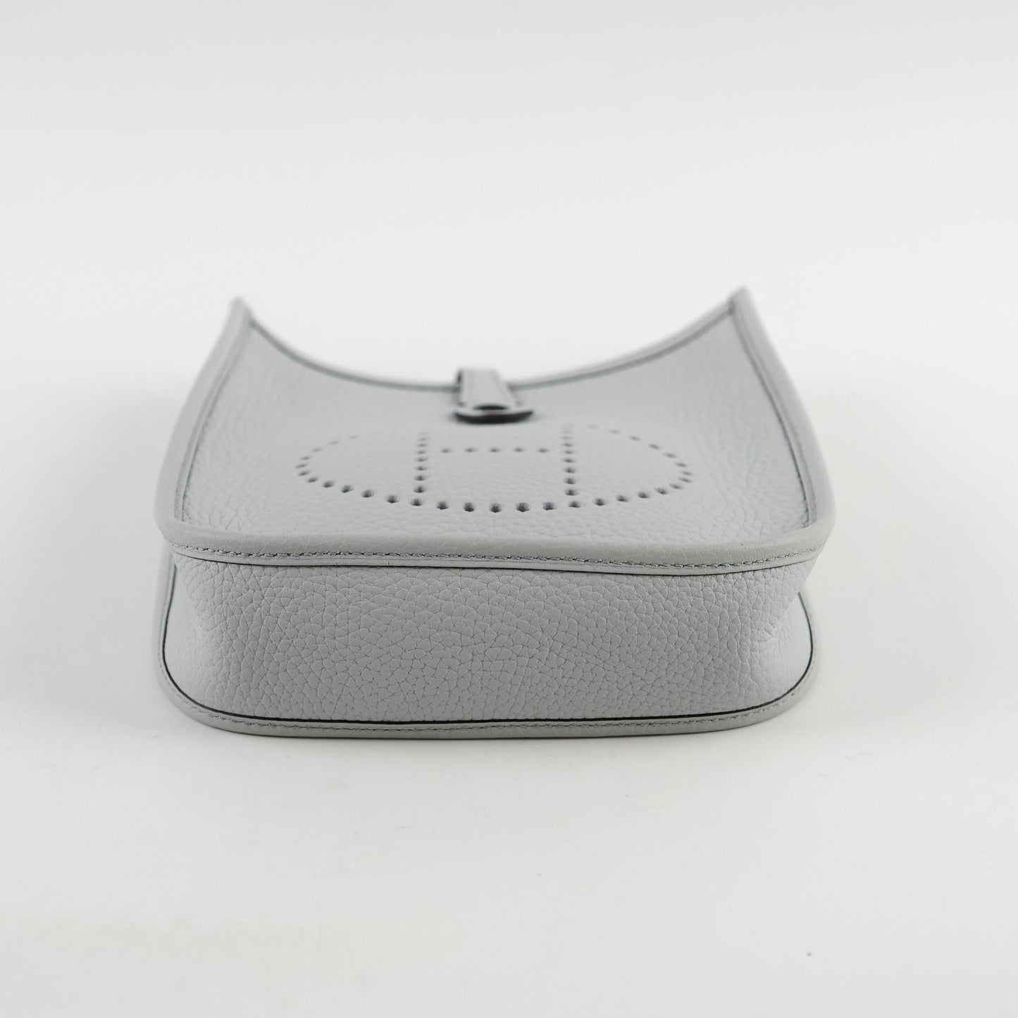 Hermes Mini Evelyn Bleu Pale Y Stamp