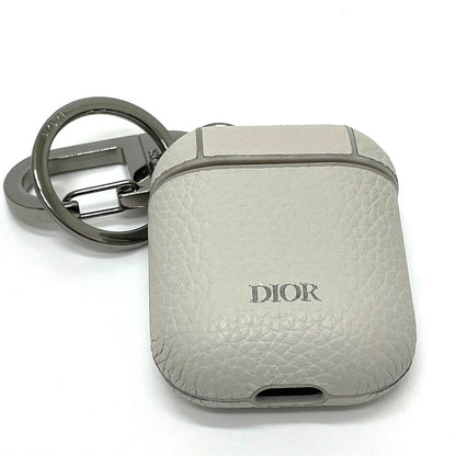 Dior Accessory case 2PUKH190YUZ leather off white logo Earphone case unisex(Unisex)
