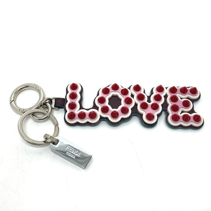FENDI key ring 12473513 Rubber, Leather multicolor logo With studs USB Women