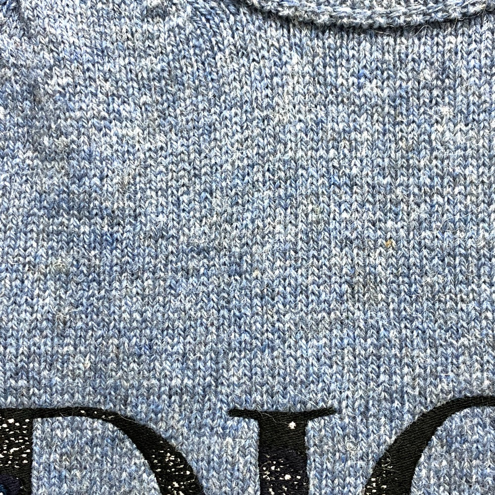 Dior sweater 143M657AT296 wool blue logo Peter Doig mens M
