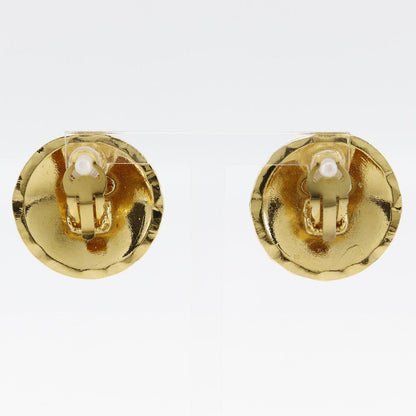 CHANEL Earring Plated Gold gold vintage COCO Mark Matrasse