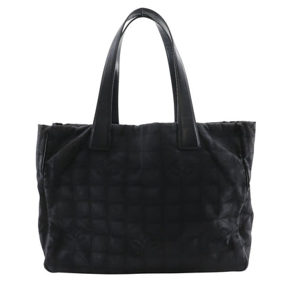 CHANEL Tote Bag A15991 Nylon canvas black New travel line Tote MM Women