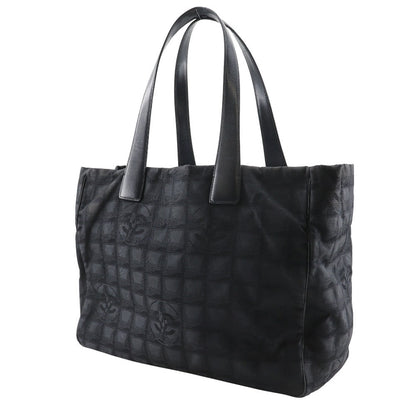 CHANEL Tote Bag A15991 Nylon canvas black New travel line Tote MM Women