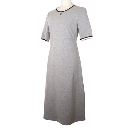CHANEL one piece P11147V06479 Nylon, Polyurethane, Polyamide gray COCO Mark Women 38