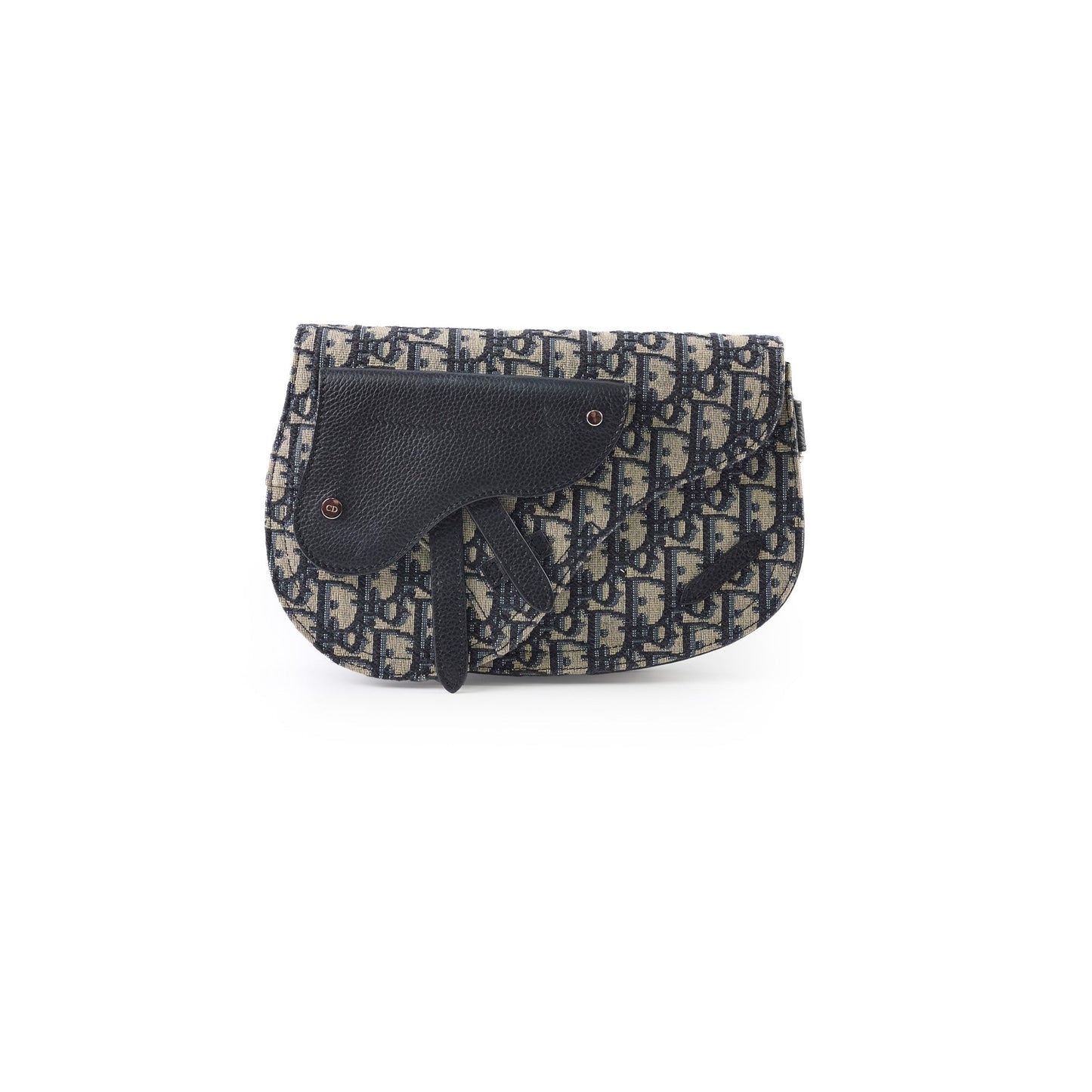 Dior Mens Saddle Body Bag Oblique Navy