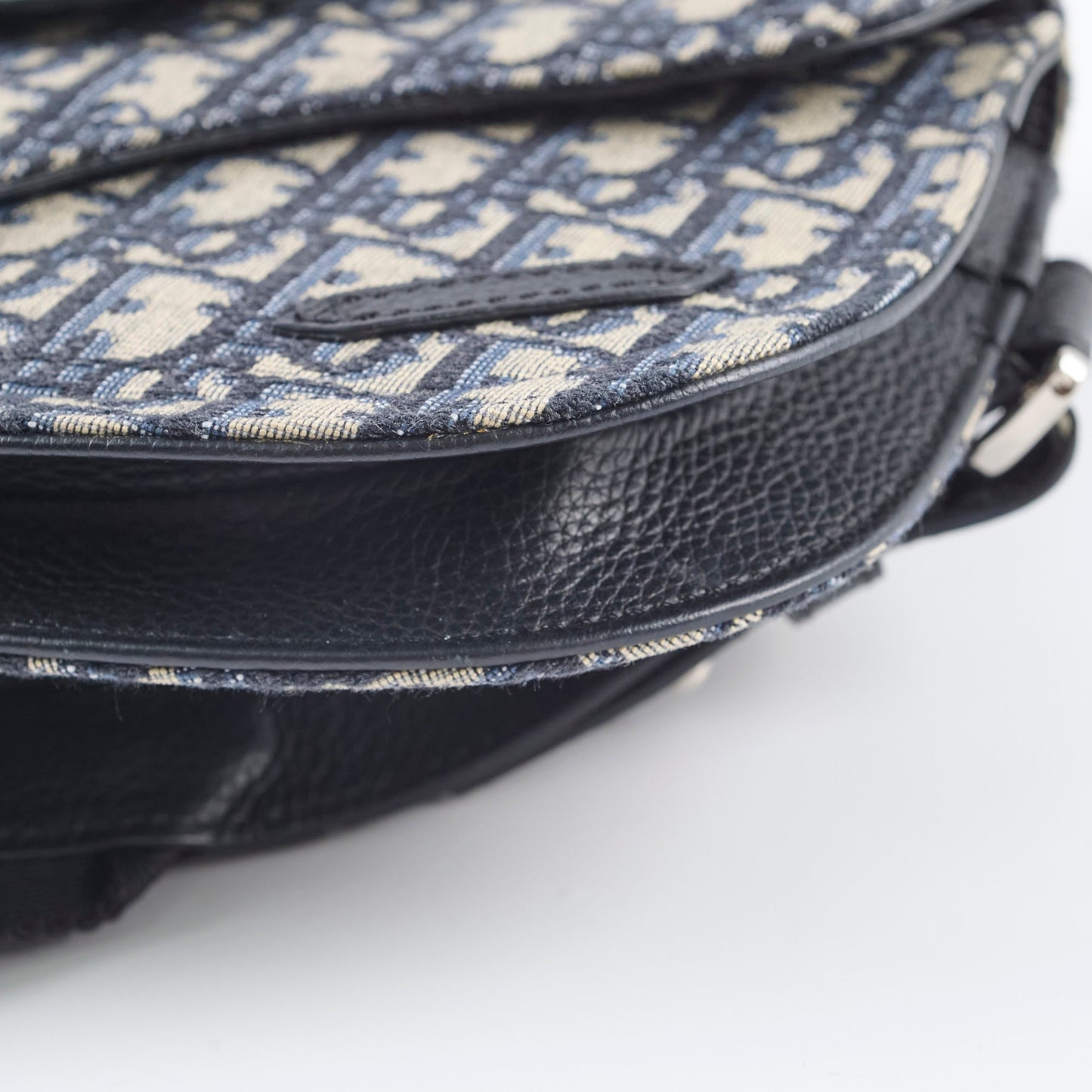 Dior Mens Saddle Body Bag Oblique Navy
