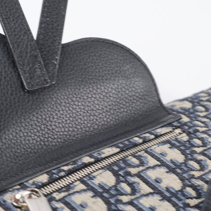 Dior Mens Saddle Body Bag Oblique Navy