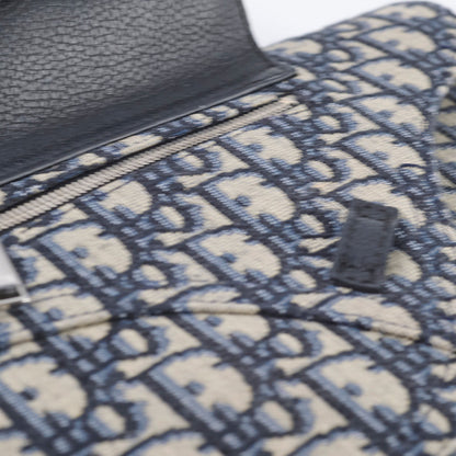 Dior Mens Saddle Body Bag Oblique Navy