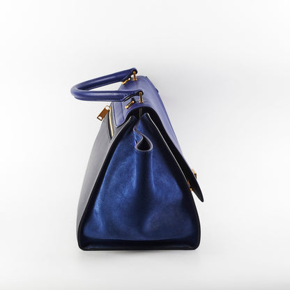 Luxury CELINE Trapeze Medium Blue/Navy