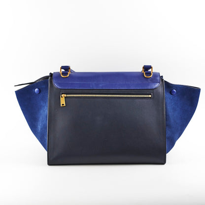 Luxury CELINE Trapeze Medium Blue/Navy