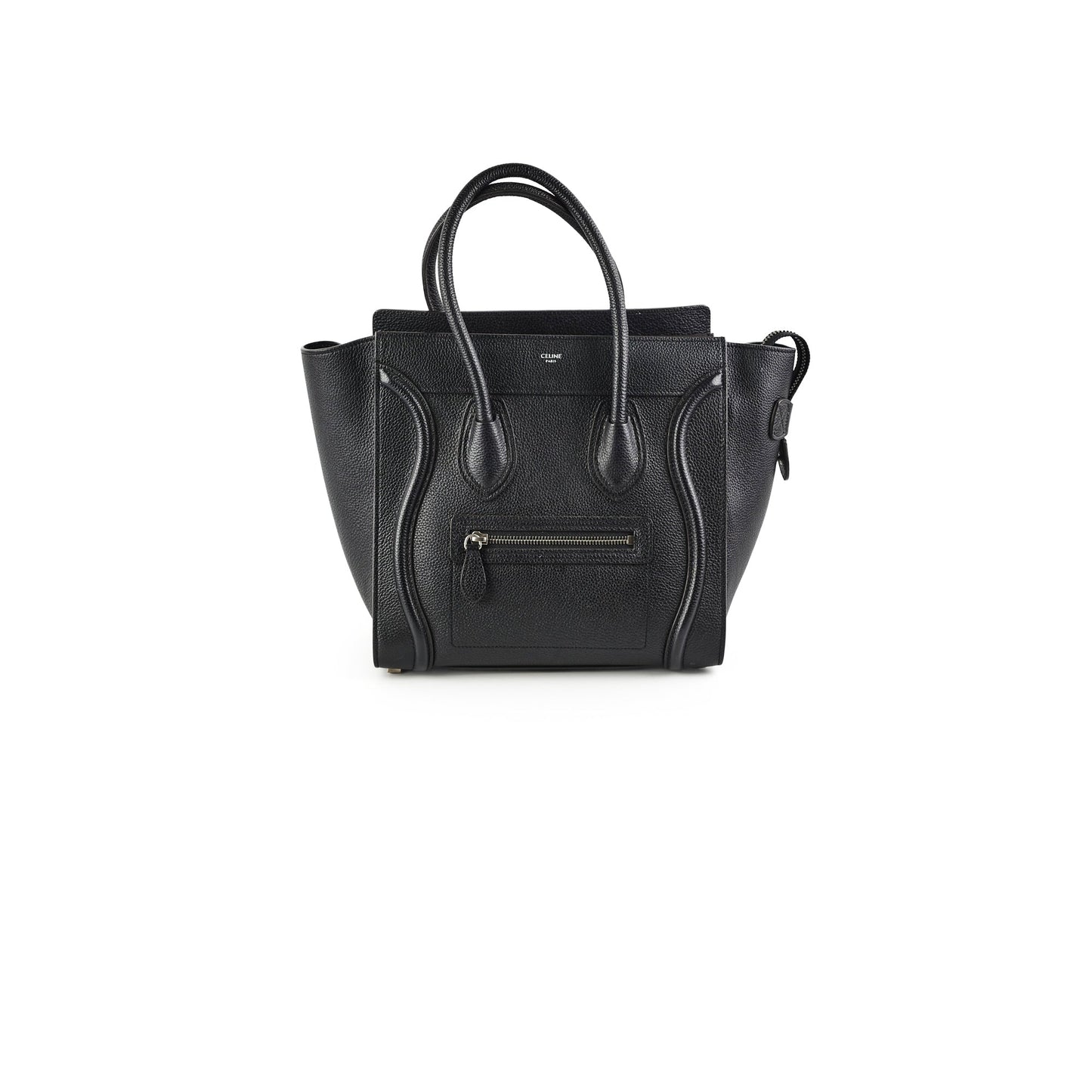 Luxury CELINE Micro Luggage Black
