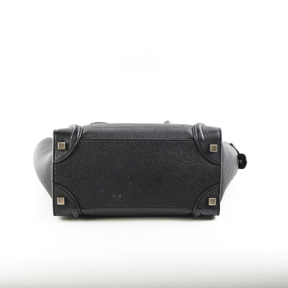 Luxury CELINE Micro Luggage Black