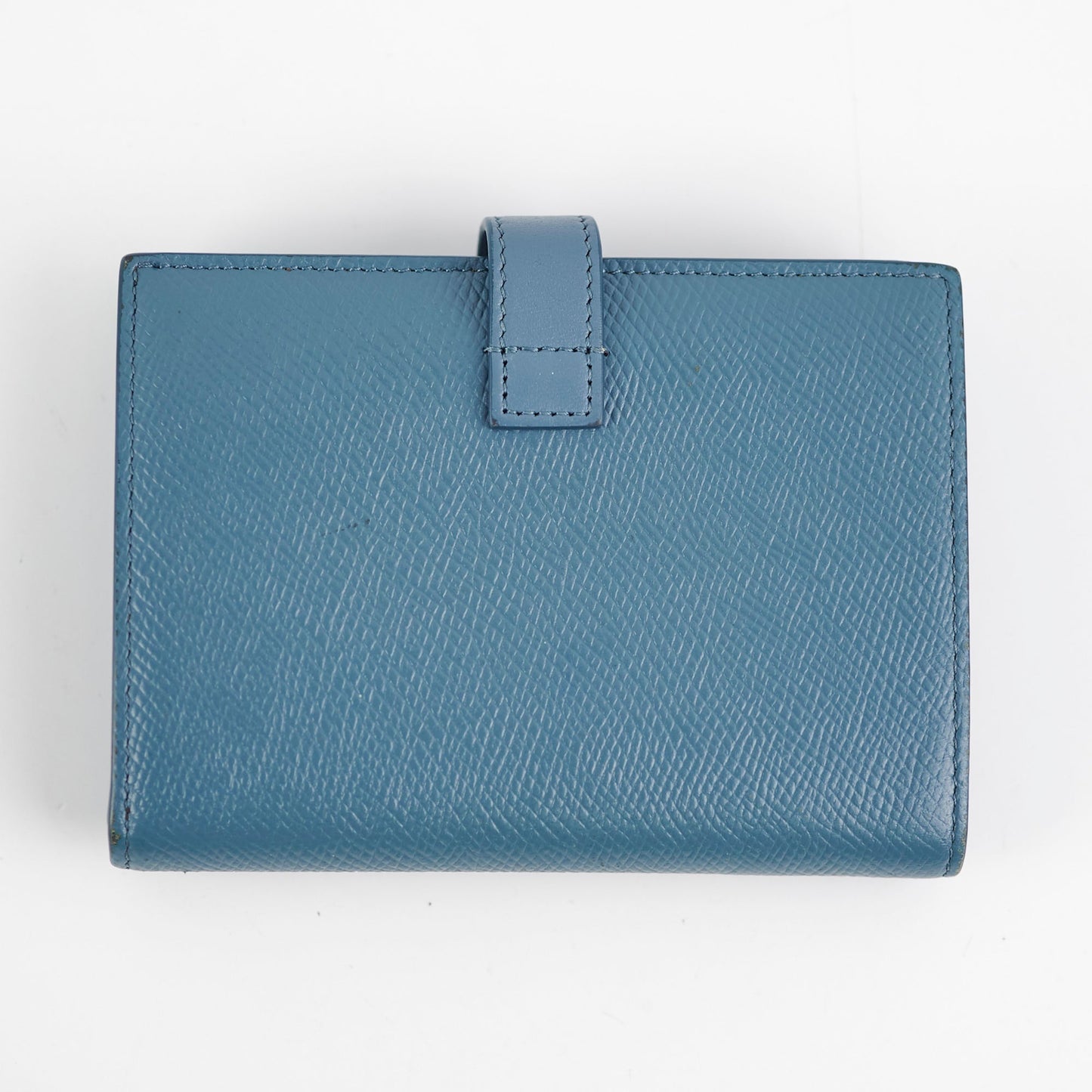 Luxury CELINE Blue Fold Wallet