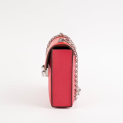 Hermes Mini Verrou Chainr Bag Red/Rose Mexico Y Stamp