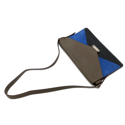 CELINE Shoulder Bag leather Brown Women