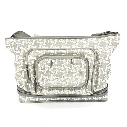 CELINE Shoulder Bag PVC / Leather gray Ai Tominaga collaboration Sulky Mothers bag Women