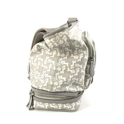 CELINE Shoulder Bag PVC / Leather gray Ai Tominaga collaboration Sulky Mothers bag Women