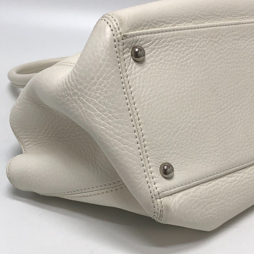 CHANEL Tote Bag A29293 leather white Executive Women