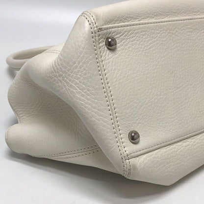 CHANEL Tote Bag A29293 leather white Executive Women