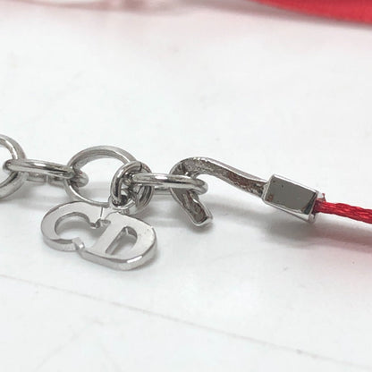 Dior choker plastic Clear x red logo heart plate Women
