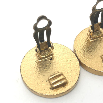 CHANEL Earring metal Red x gold 01P COCO Mark