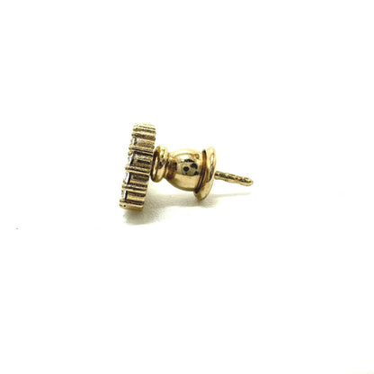 Dior Pierce Gold Plated gold CD Claire Dee Lune Women