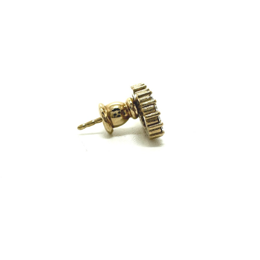 Dior Pierce Gold Plated gold CD Claire Dee Lune Women