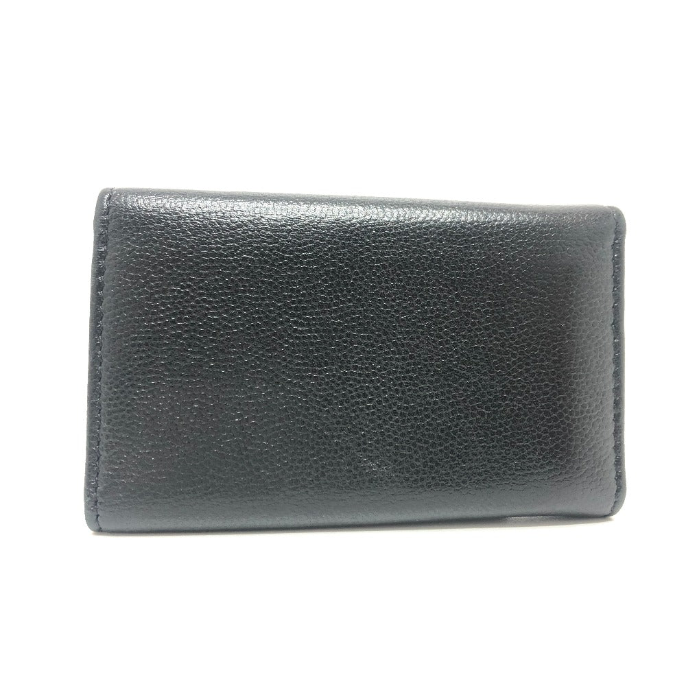 CHANEL Key case Key holder  Soft caviar skin black Brilliant COCO Mark Women