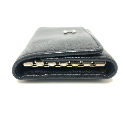 CHANEL Key case Key holder  Soft caviar skin black Brilliant COCO Mark Women