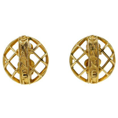 CHANEL Earring Plated Gold gold Women