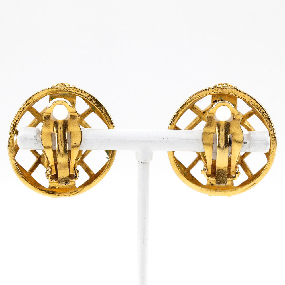 CHANEL Earring Plated Gold gold Women