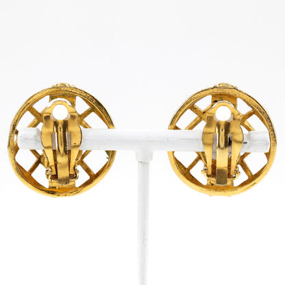 CHANEL Earring Plated Gold gold Women