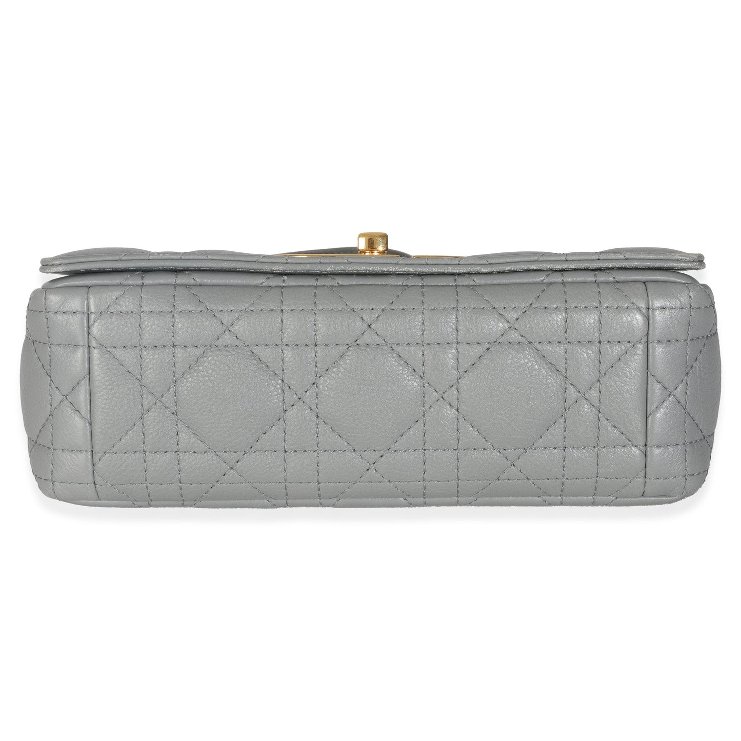 Dior Blue Supple Calfskin Small Caro Chain Bag